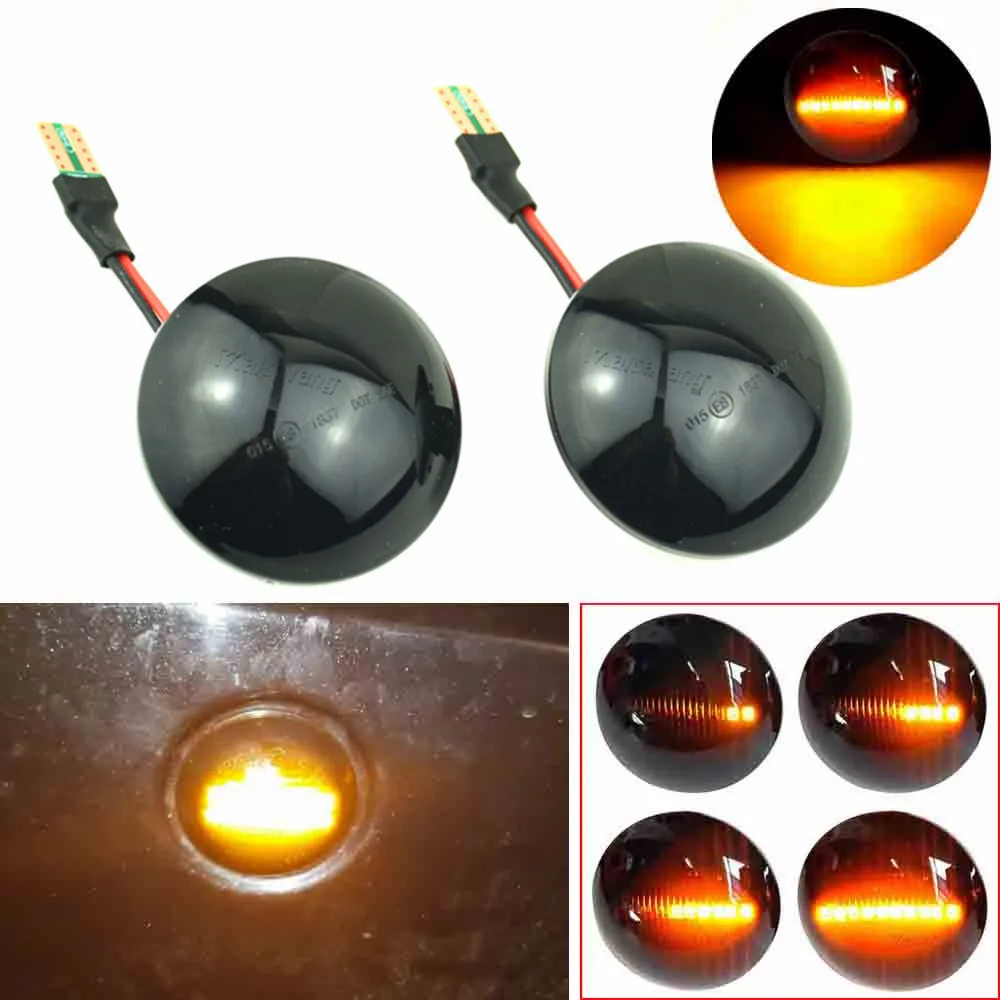 

Dynamic Turn Signal LED Side Marker Mirror Light Flashing Indicator For Land Range Rover L322 2002-2012