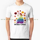 Уайльд ребенка черный, белый цвет футболка для Для мужчин Для женщин Для мужчин Оскар Уайльд гордость Trans Q гордость литературы книг классической литературы цветок