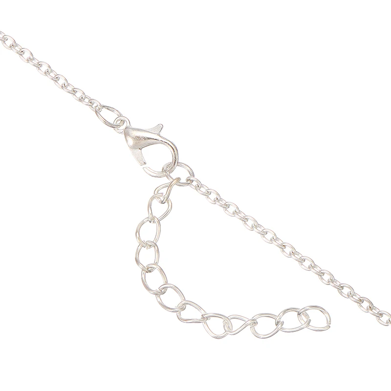 Леди природные ожерелья cо снежинками с украшением в виде кристаллов со снежным