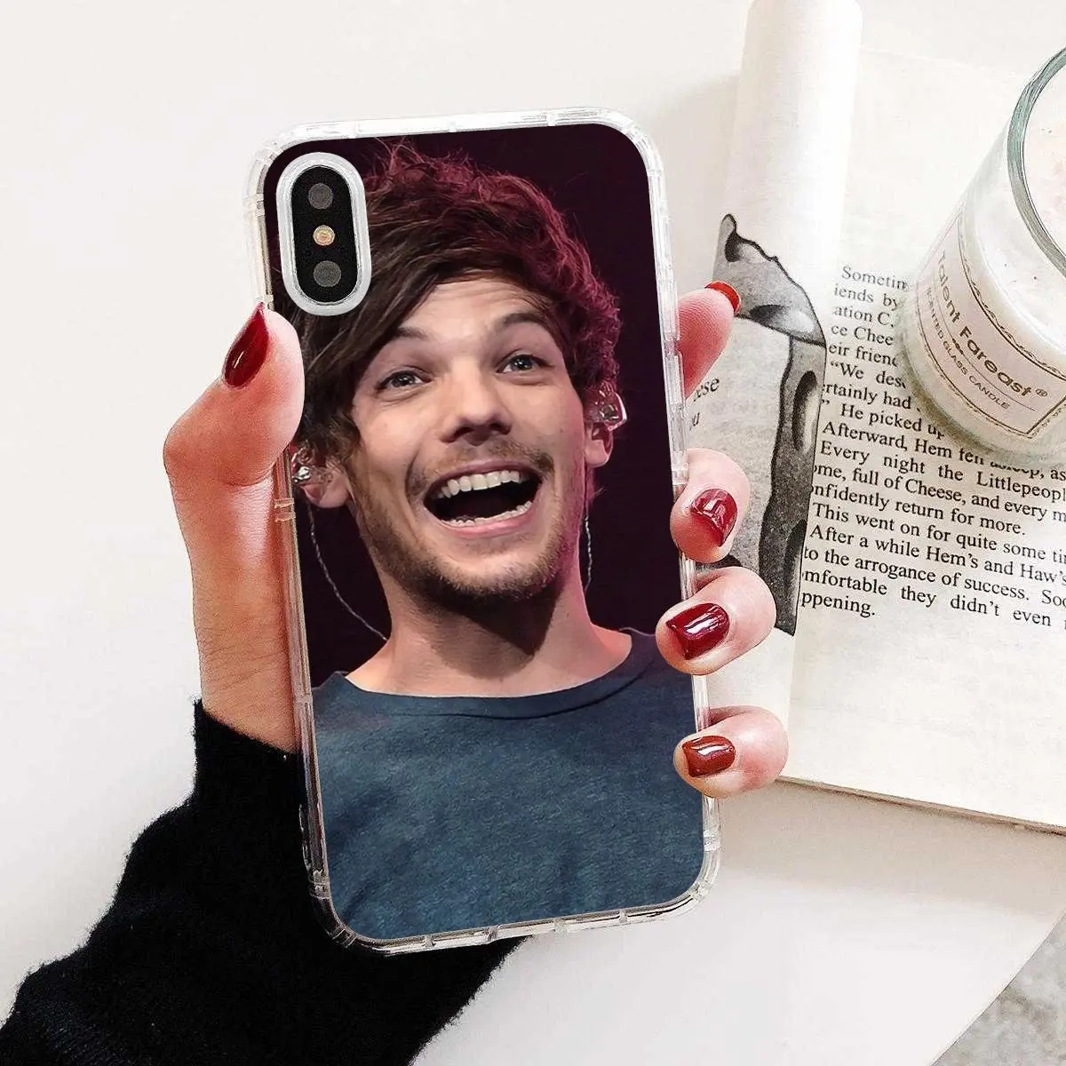 Тонкий Мягкий Силиконовый ТПУ чехол для телефона Louis Tomlinson Motorola Moto G G2 G3 X4 E4 E5 G5 G5S G6 Z