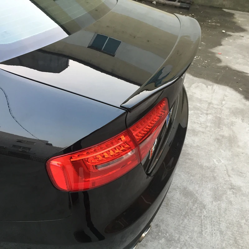 

Unpainted FRP A4 B9 CARACTERE style rear trunk spoiler wing for Audi A4 B9 2013~2015