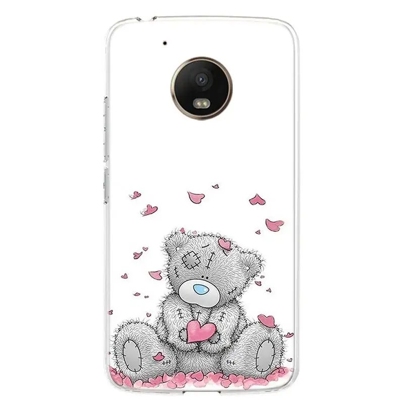 Чехол для телефона Teddy Me To You Bear Motorola Moto G9 G7 G8 G6 G5S E6 E5 Plus Power Play One Action Macro EU Gift Coque Cover |