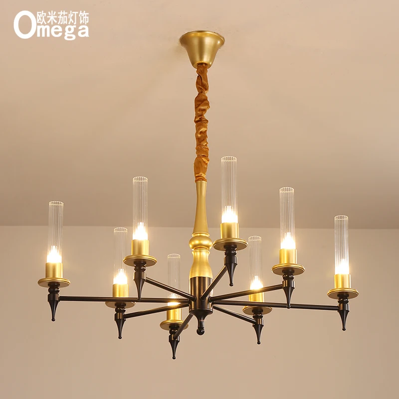 Скандинавский дизайн простая креативная стеклянная люстра современная для