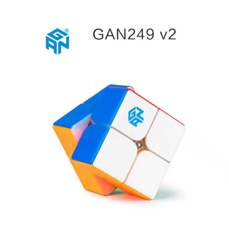 GAN 2x2 кубик рубика 249 M V2 Магнитный магический куб 2 слоя скорость профессиональные
