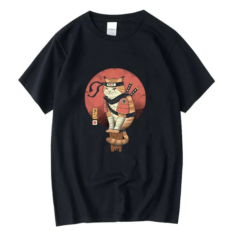 

Men's top quality 100% Cotton Funny cool cat printing men T shirt cool casual t-shirt for men o-neck t-shirt male tees tops