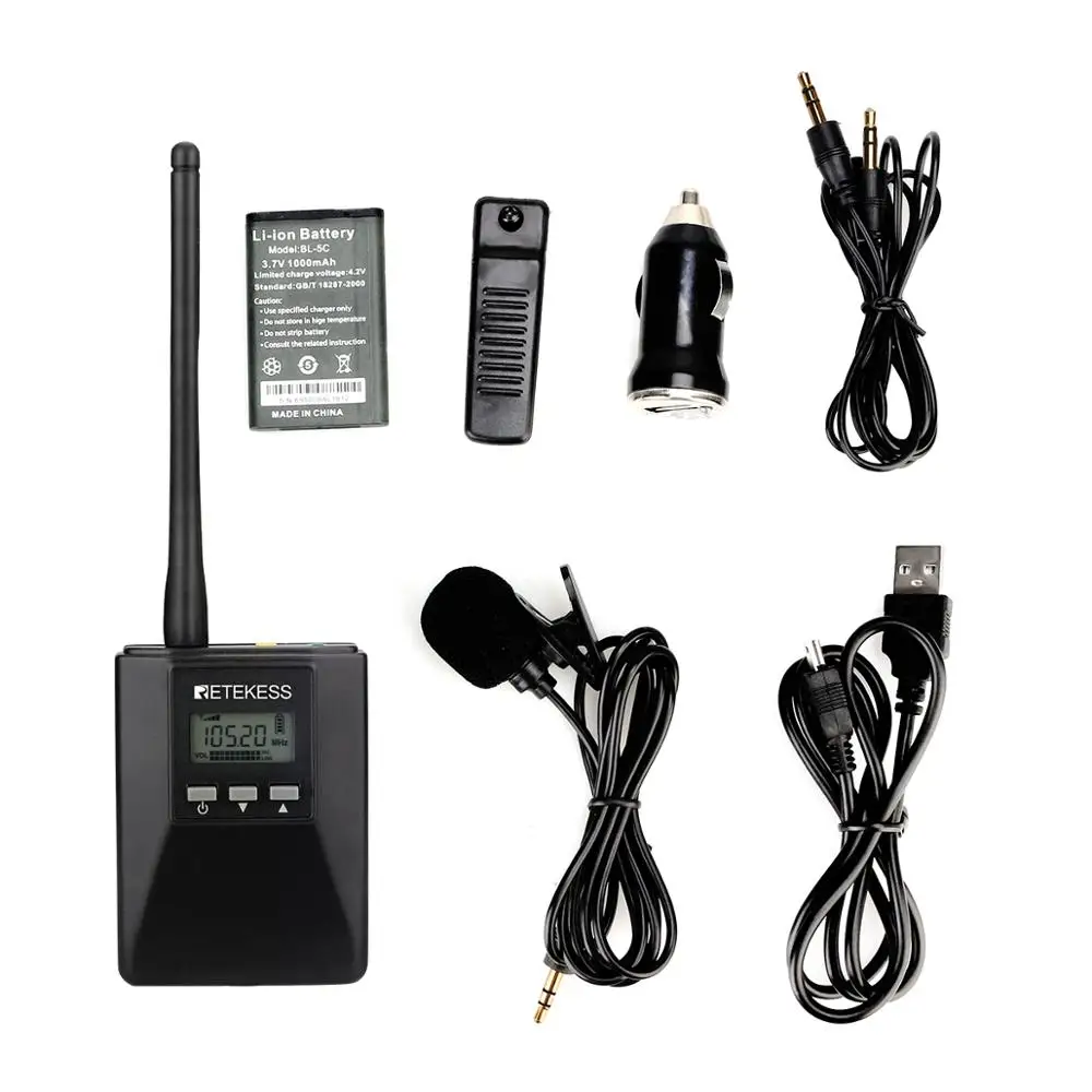 Retekess TR506 Портативный FM передатчик гид Системы для проведение экскурсий синхронного перевода встречи интерпретации