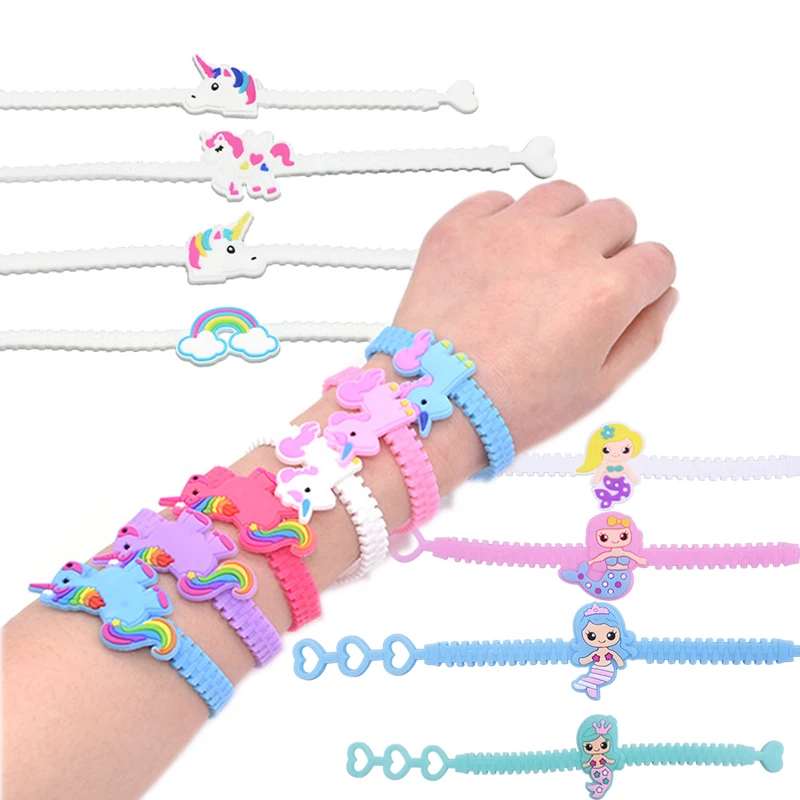 Единорог принадлежности для тематической вечеринки милый браслет единорога