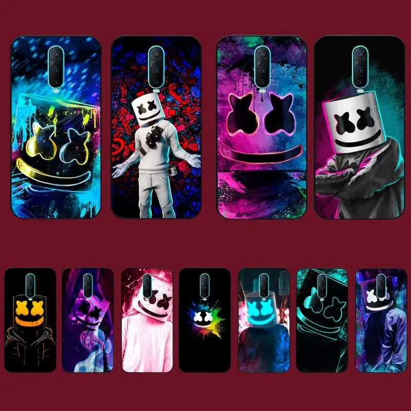 

Yinuoda DJ- marshmallow Phone Case for Vivo Y91C Y11 17 19 17 67 81 Oppo A9 2020 Realme c3