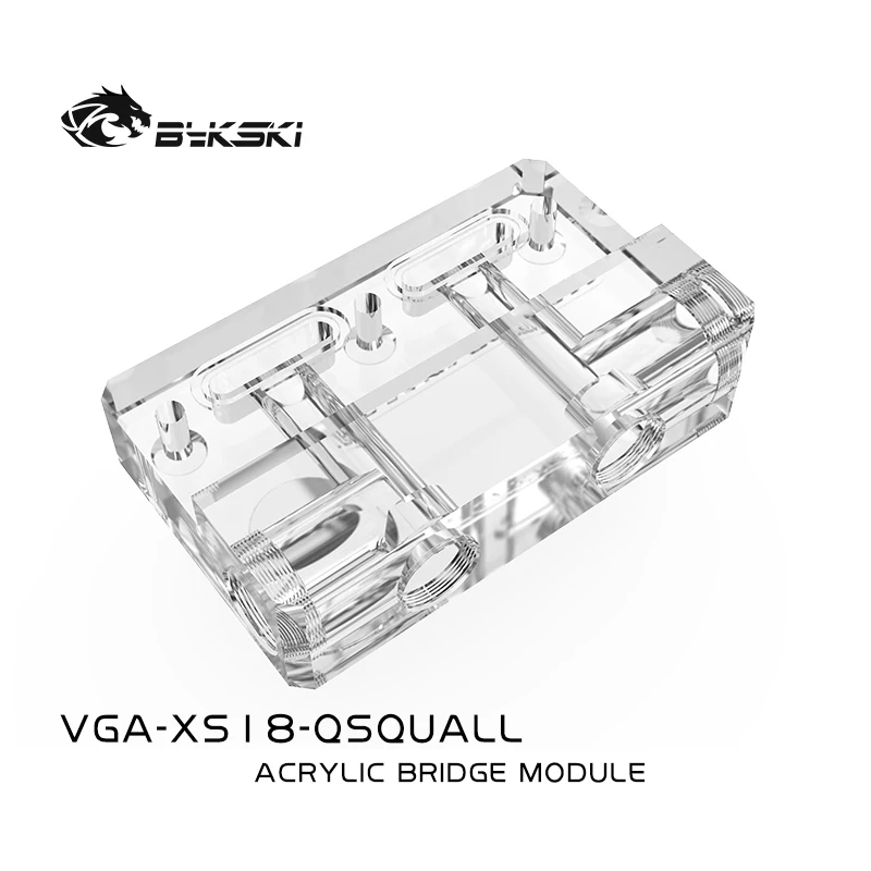 Мостовой модуль BYKSKI G1/4 &quotдля мультиграфической карты/Акриловые разъемы