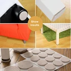 Мебельные колодки войлочные прокладки для мебели на деревянным полом ножка стула пол защита для стульев Войлок колодки 32 шт. TRYC889