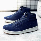 Модные зимние мужские ботинки, повседневная обувь, мужские Нескользящие ботинки для снега, Мужская бархатная обувь, мужские уличные хлопковые кроссовки, мужские большие размеры 49