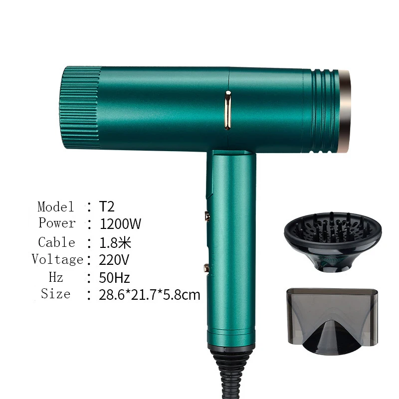 

1200W Professional Hair Dryer Strong Wind Salon Dryer Hot &Cold Dry Hair Negative Ionic Hammer Blower Electric Hair Dryer