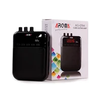 aroma ag 03m 5w mini portable guitar amp recorder speaker tf card multifunction with distortion clear guitar amplifier eq play