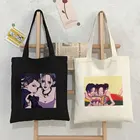 Нана аниме Летняя Повседневная сумка большой емкости Harajuku модная сумка для покупок Nana Osaki And Ren Honjo женские холщовые сумки через плечо
