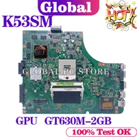 k53sv k53sm laptop motherboard for asus k53sm k53sc k53sj p53sj a53sj original mainboard gt630m 2gb 100 working well