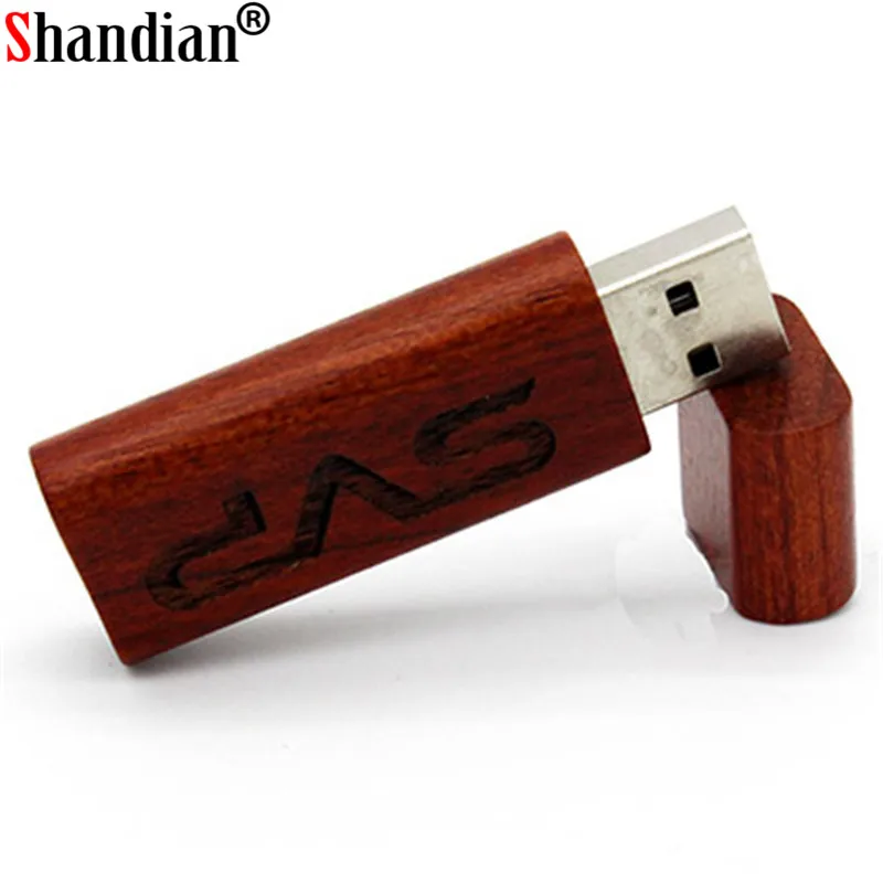 SHANDIAN hot Wooden USB flash drive pen drives Maple wood+Packing box pendrive 8GB 16GB 32GB 64GB memory stick free custom logo |