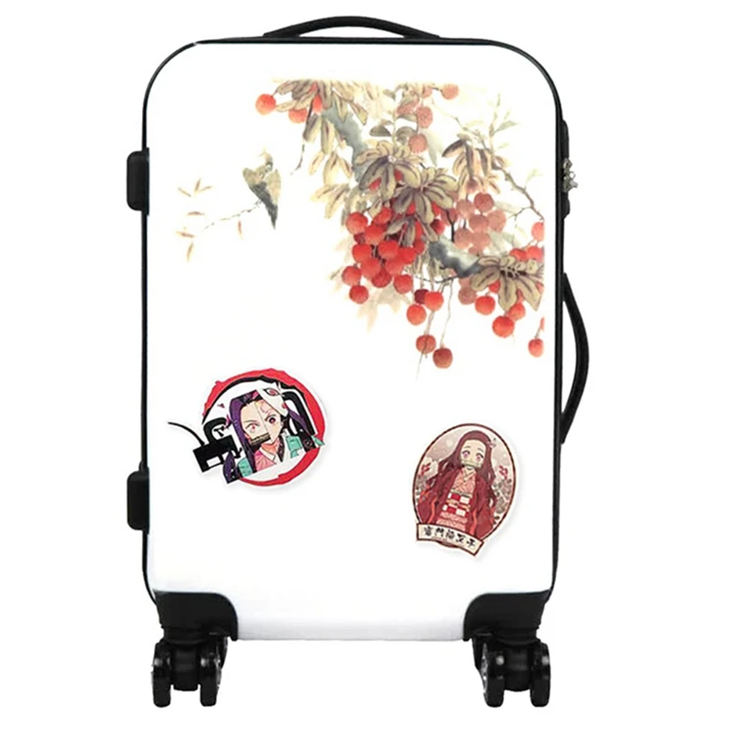 

50pcs Demon Slayer: Kimetsu No Yaiba Anime Sticker Stickers PVC Graffiti Stickers Suitcase Luggage Guitar For Children Toys