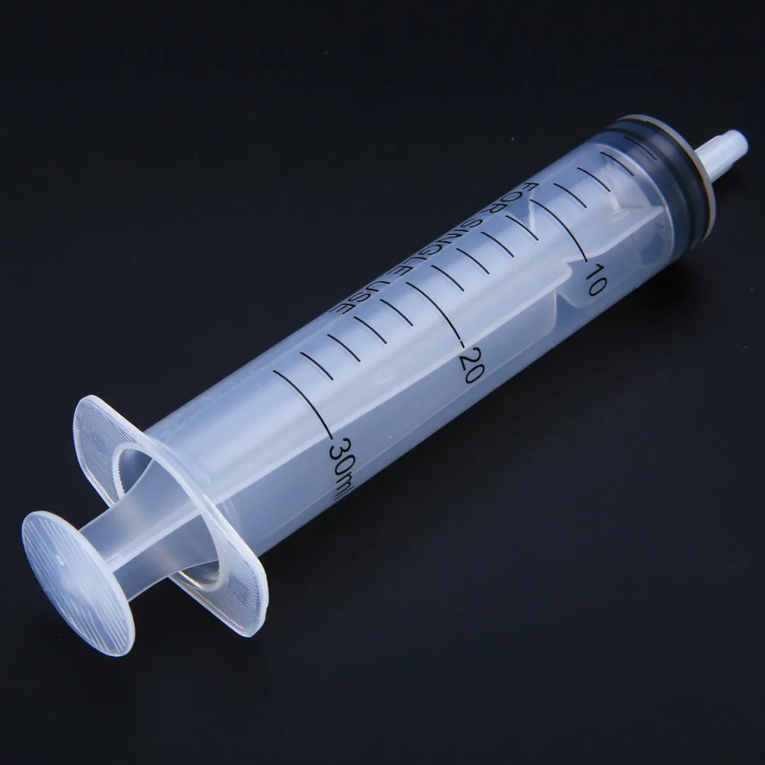Translucent Measuring Syringe 50ml Plastic With Cover Nutrient Hydroponics For Accurately Measured |