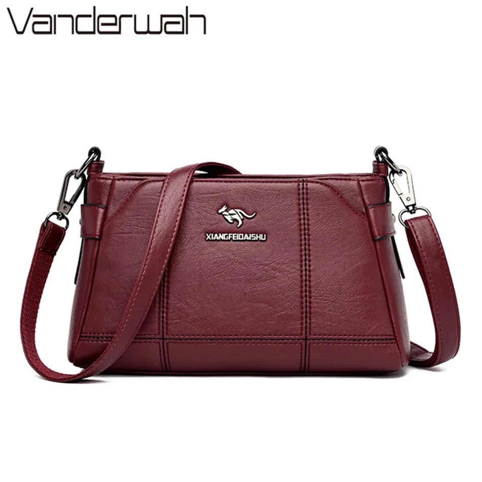 Роскошные дамские сумочки кенгуру из мягкой кожи дизайнерские сумки через плечо