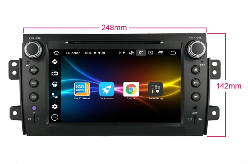SilverStrong 8 дюймов ips матрица 2Din Android10.0 радио автомобильный DVD для SUZUKI SX4 MP4 MP3 радио для FIAT Sedici Navitel gps Navi