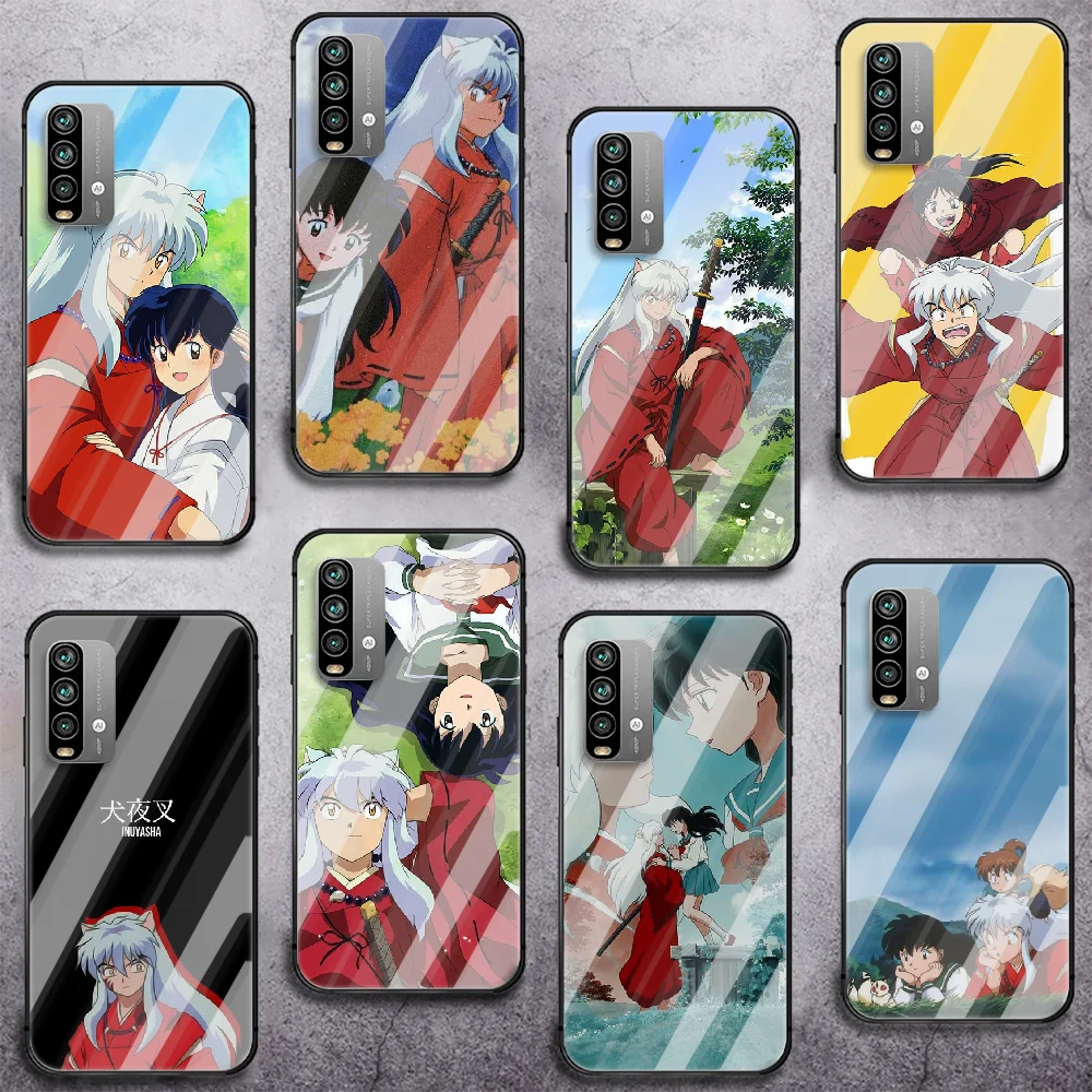 

Anime Inuyashas Tempered Glass Smart Phone Case For Xiaomi Redmi Note 7 8 9 10 K 30 40 S A C T 5G Pro Cover Cell Hot Black Etui