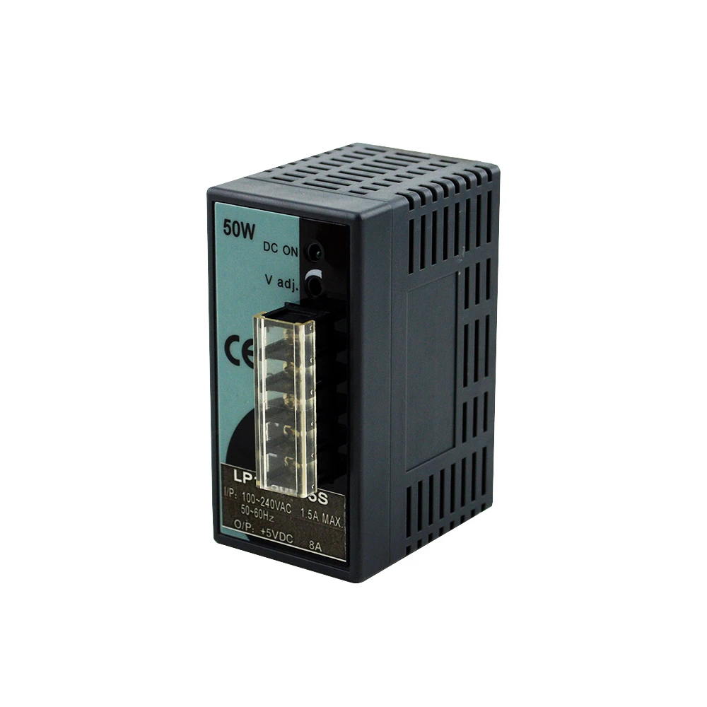 LP-50 Series 5V 12V 24V 4.2A мини-размер din-рейка импульсный источник питания светодиодный