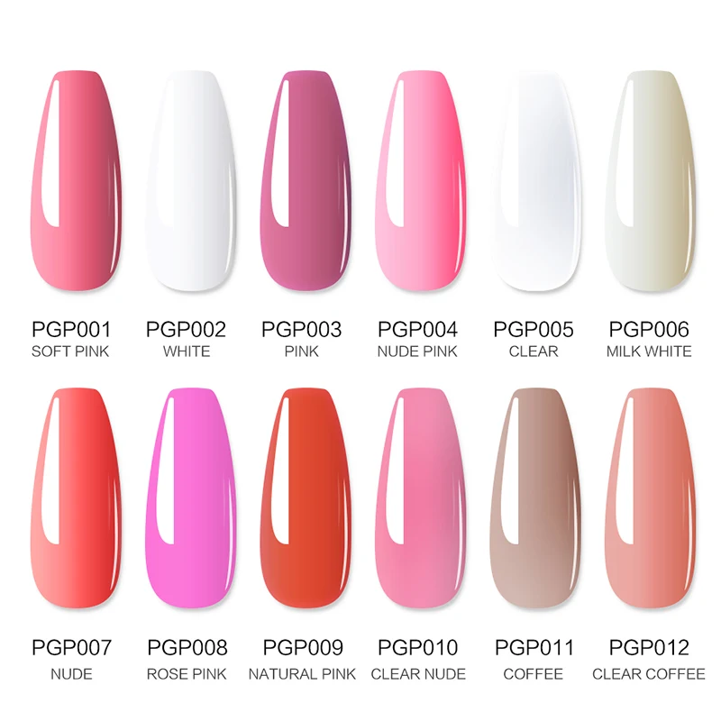 

Manicure Set for Nail Poly UV Gel Kit Builder Gel Nail Brush Soak off Quick Building Finger Extension Camouflage Nails