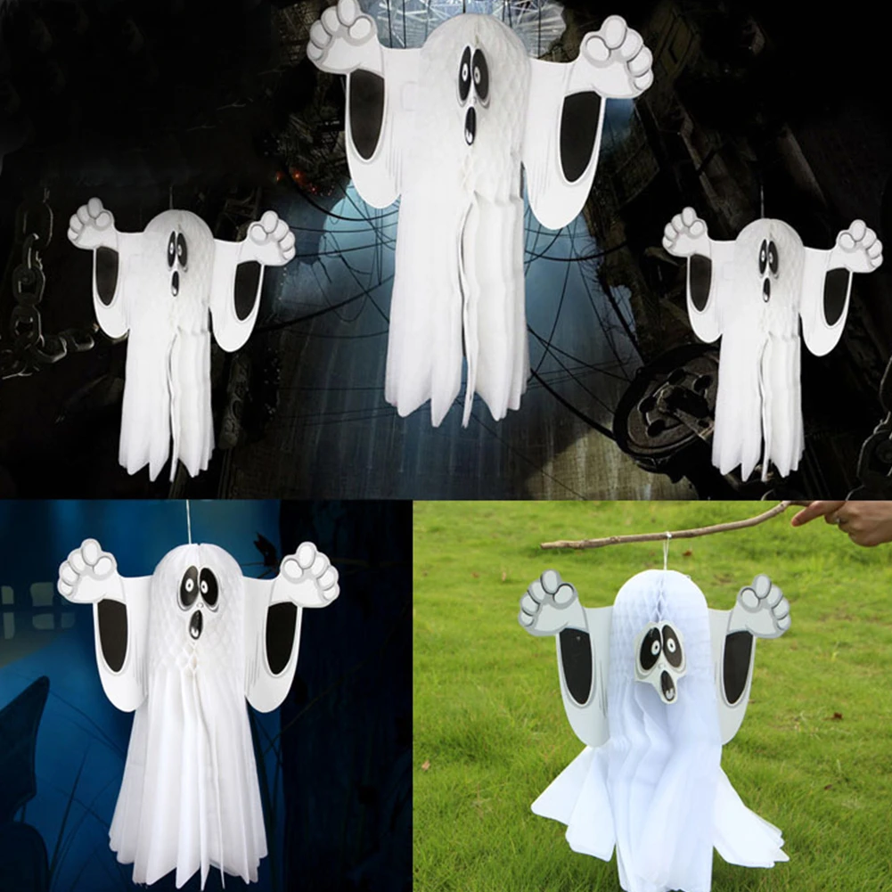 Ужас подвесной Череп Призрак Хэллоуин украшения для вечерние дом с привидениями