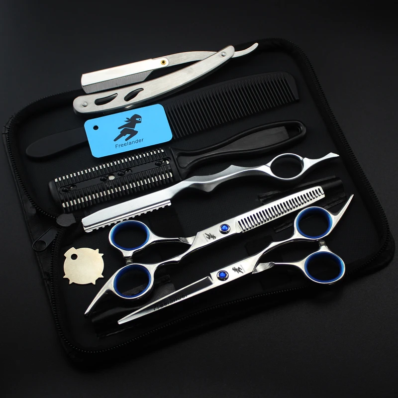 6 0 распродажа японские ножницы для волос с фиолетовыми бриллиантами дешевые