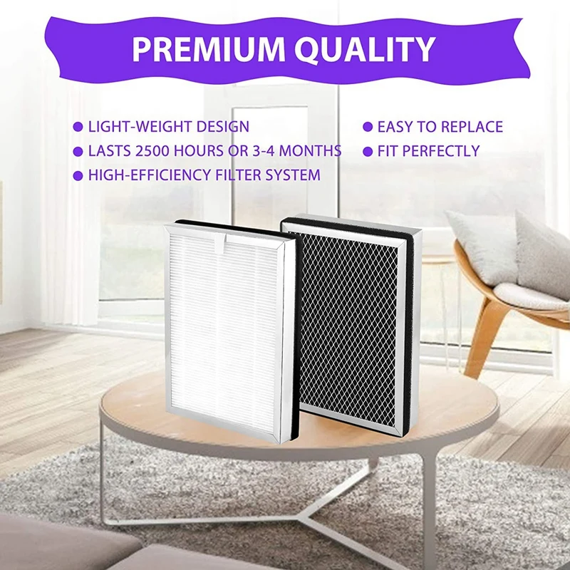 HEPA Filter Replacement For Medify MA-25 Air Purifier 2-Pack 3 In 1 Filtration True H13 Pre-Filter | Бытовая техника