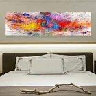 Абстрактная цветная Масляная картина большого размера на холсте, современные холщовые постеры и принты, модные настенные картины для декора гостиной