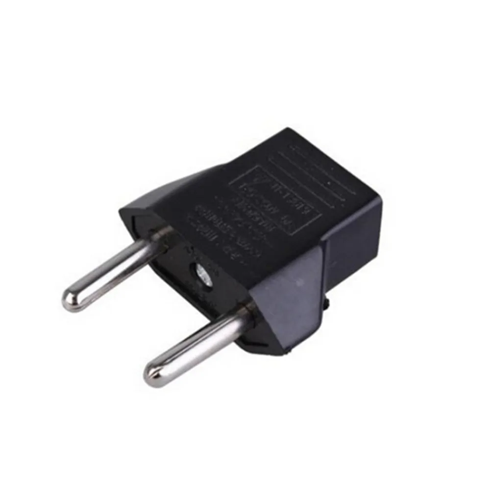 10pcs Black Universal Travel Power Plug Adapter EU EURO to US USA Adaptor Converter AC Connector | Электроника