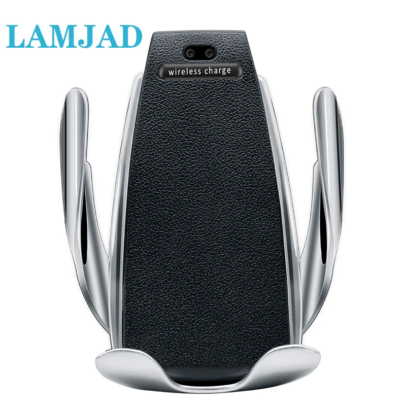 

Автомобильное беспроводное зарядное устройство Qi для телефонов iPhone Android с поддержкой быстрой зарядки