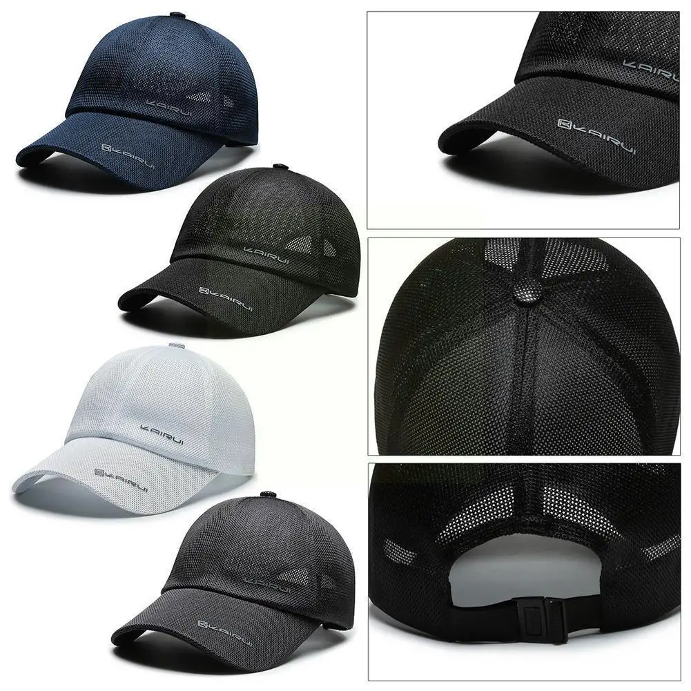 

Кепка унисекс из сетчатой ткани, регулируемая Повседневная Бейсболка с надписью, для улицы, S6p3, весна-лето