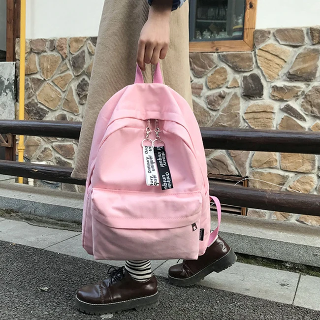 Модный однотонный женский рюкзак, школьная сумка для подростков, рюкзак Mochilas, женский рюкзак, рюкзак