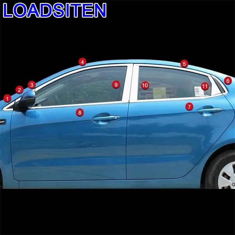 Авто Automovil модифицированные хромированные оконные кузова багажника задние