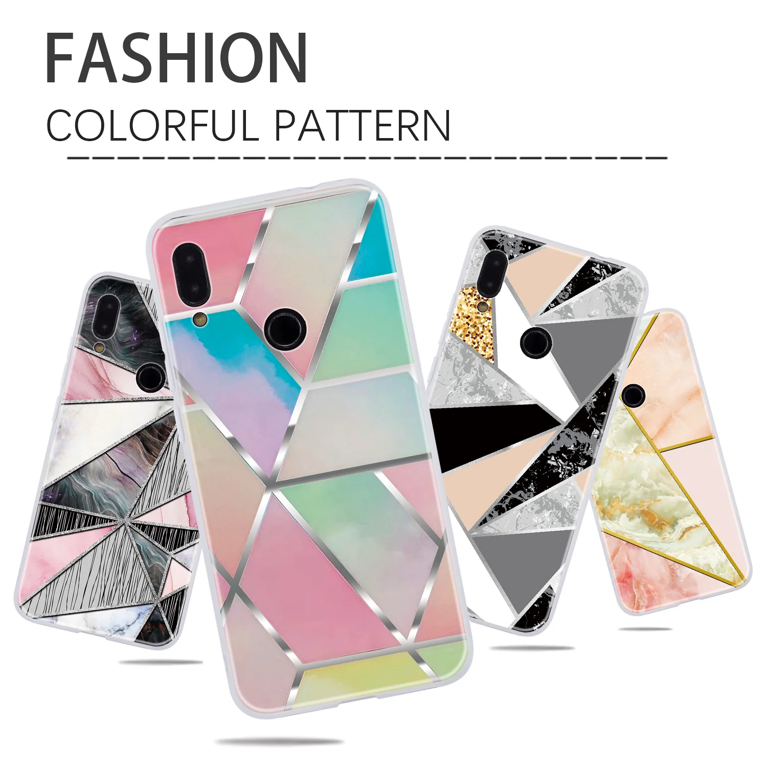 Silver Wire Cases For funda Redmi Note 7 Patterned Shell Mobile Bag sFor Cover telefon 7S Soft TPU | Аксессуары для телефонов