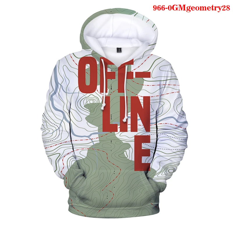 Aesthetic Clothes Geometry Hoodies Women Clothing Gothic Punk Hoodie Tracksuit Femmes Sweetshirts Geometry 3D Hooded Pullovers