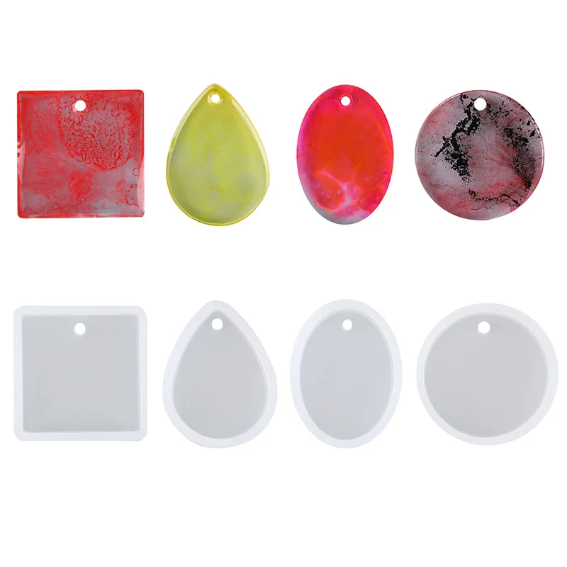 Кристалл эпоксидной формы ожерелье кулон силиконовая форма зеркало ручной