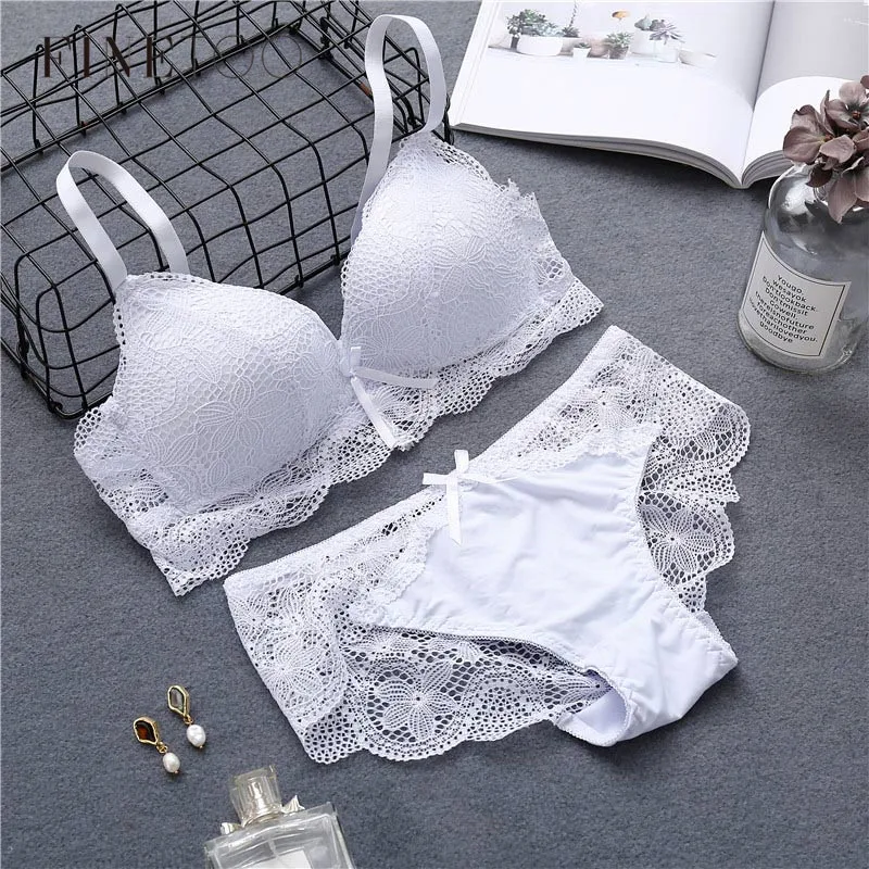 FINETOO 5 цветов сексуальный кружевной бюстгальтер наборы для женщин 2019