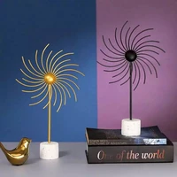 nordic iron abstract windmill decoration fashion light luxury living room tv cabinet desk creative furnishing
