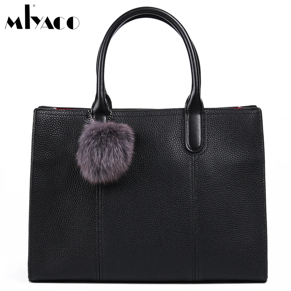 Miyaco Роскошные женщин Сумки черный одноцветное сумки Для Сумка Высокое качество