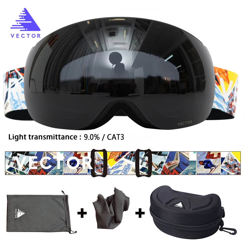 Color 13 OTG характерный принт ремень лыжные очки зимние очки мужские Skibrille Анти-туман сноуборд лыжи женские солнцезащитные очки, для занятий спортом на открытом воздухе - Цвет: Color 13