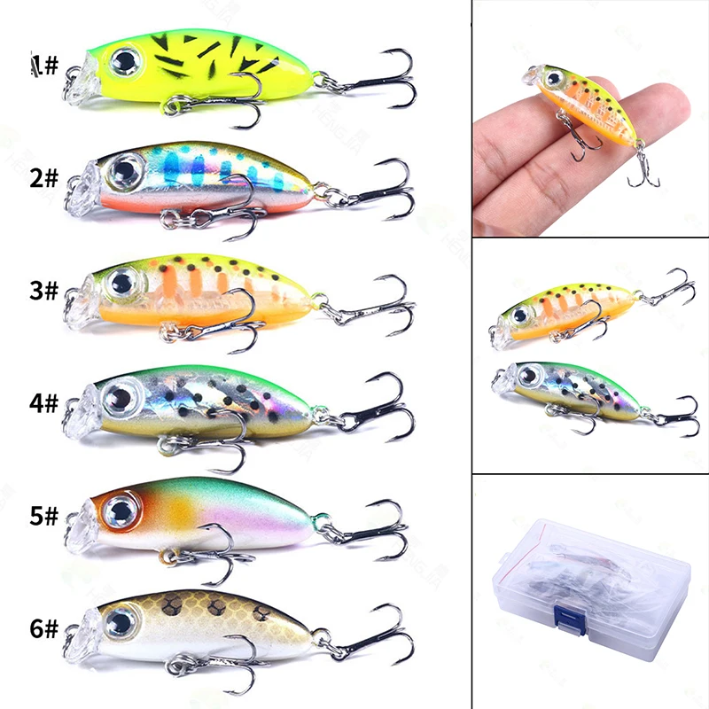 

Newly Mini Bionic Fishing Lures Slow Sinking Micro Bait Reusable Fishing Accessories for Outdoor Lake Sea