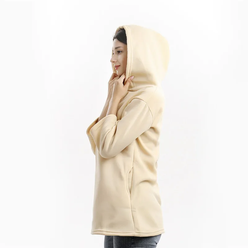 

Solid Color Sweatshirt Explosion Models Fashion Hoodie Casual Ladies Sweatshirt Autumn Winter Student Full Hooded