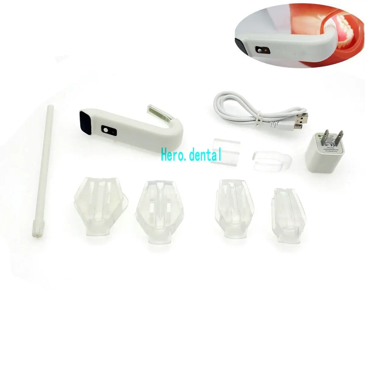Стоматологическое внутриротовое освещение плюс беспроводной всасывающий
