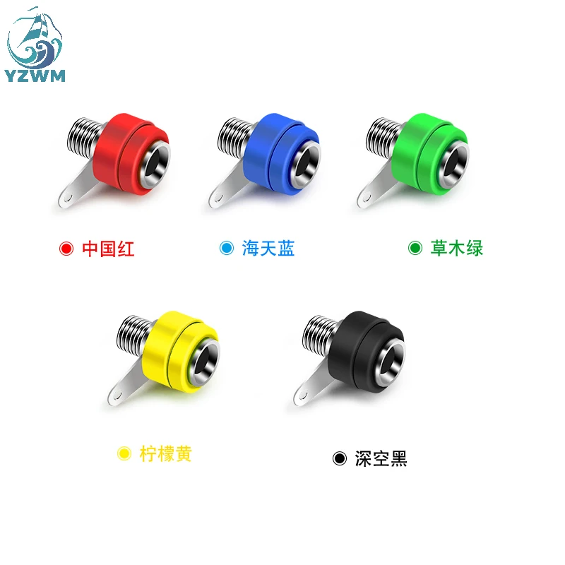 Разъем типа банан 4 мм медный 4-х контактный разъем аудиоаксессуары соединитель