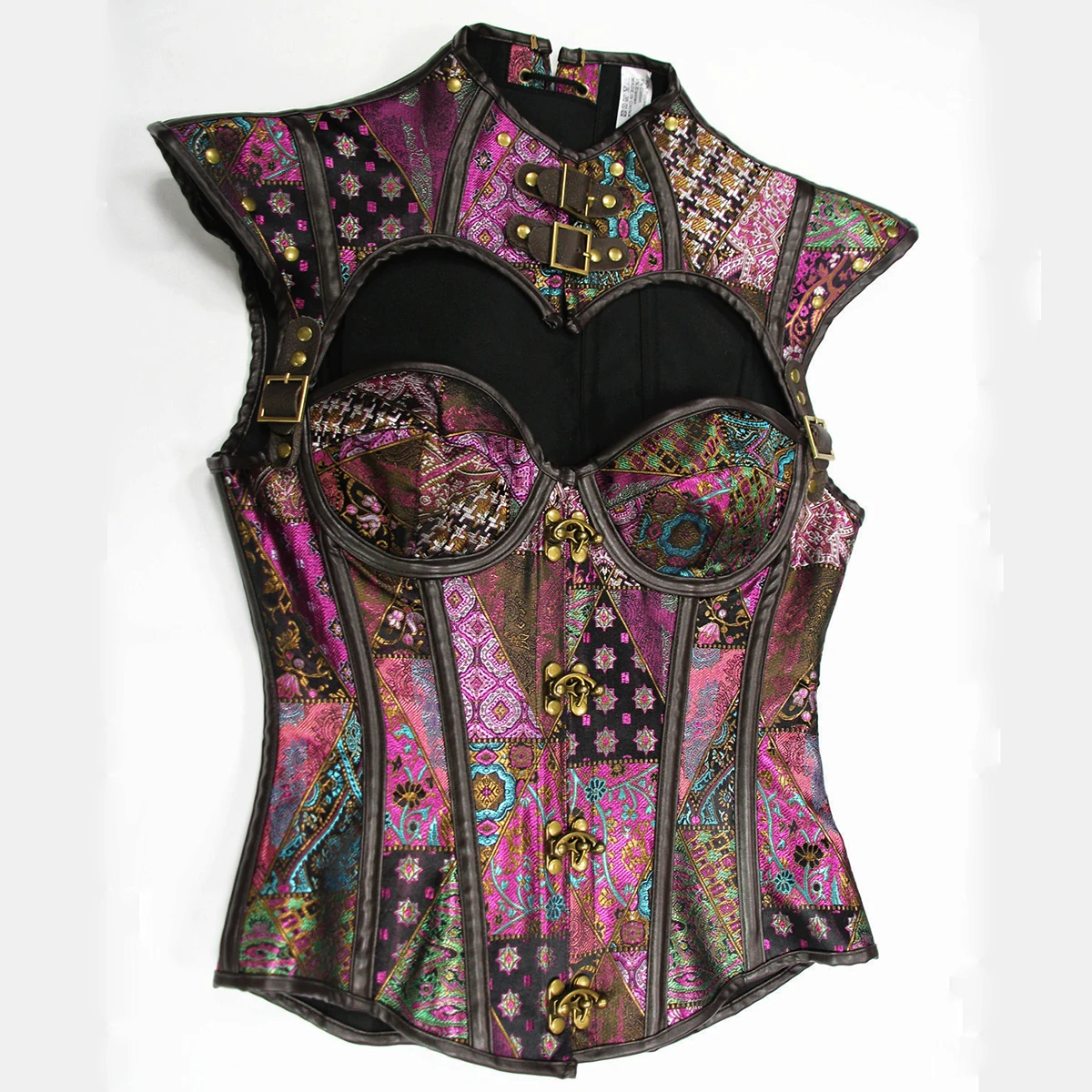 Корсет в стиле стимпанк топы для ношения готический корсет-бюстье Женский корсет
