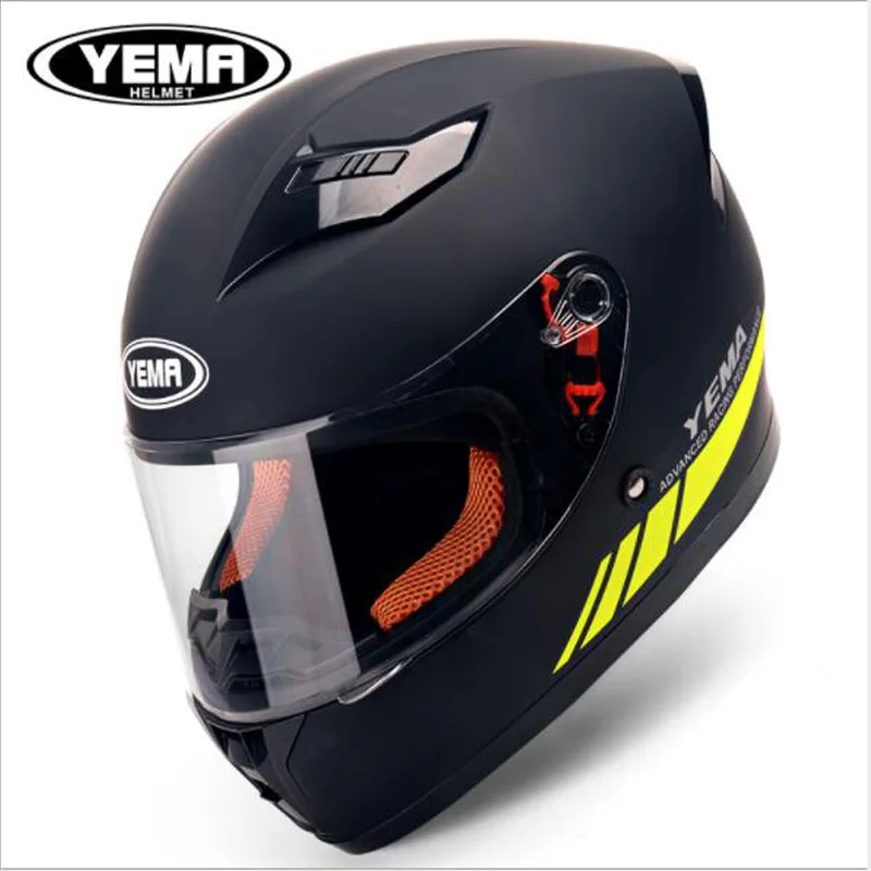 Новинка 2019 мотоциклетный шлем мотоциклетные шлемы на все лицо из АБС-пластика с