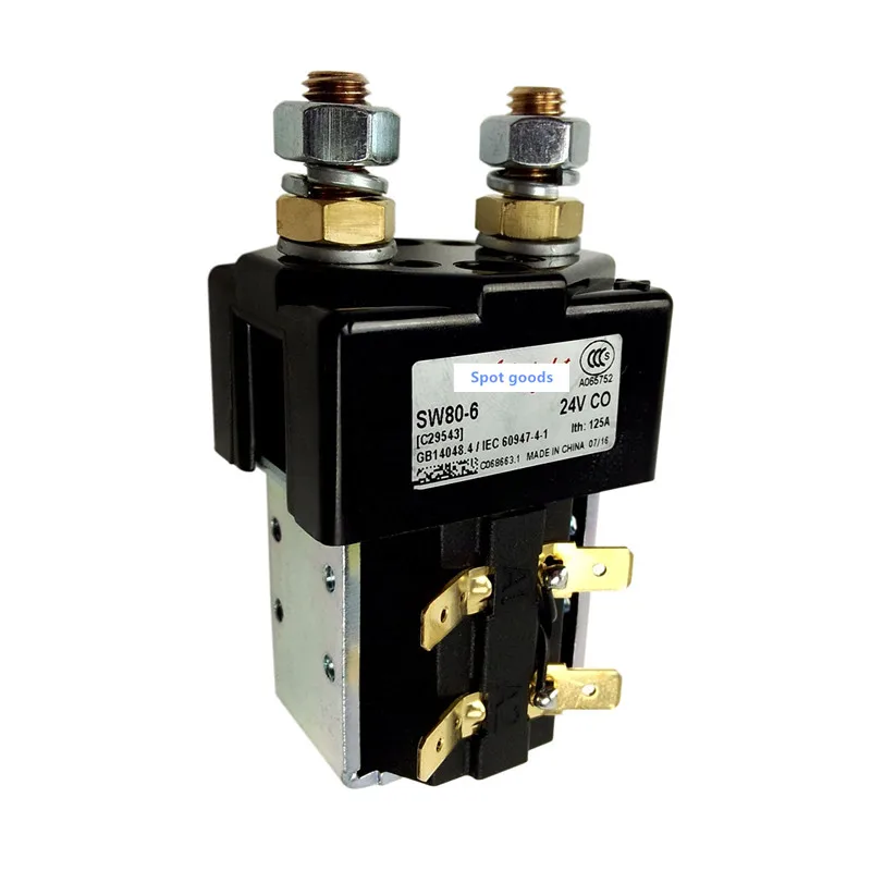 Для Albright SW80-6 24V Контактор типа ZJW100A CZW100A SW80 DC контактор для гольф-мобиля Forklft SW80-65
